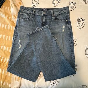 Gap Tall High Rise Straight Leg Jeans